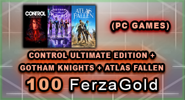 Control Ultimate Edition + Gotham Knights + Atlas Fallen (PC GAMES)
