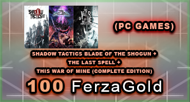 Shadow Tactics Blade Of The Shogun+ The Last Spell + This War Of Mine (complete edition) (PC GAMES)