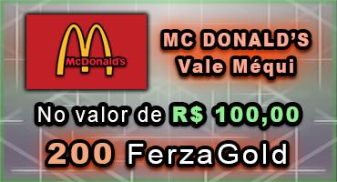 Mc Donald's (vale Méqui) R$ 100,00